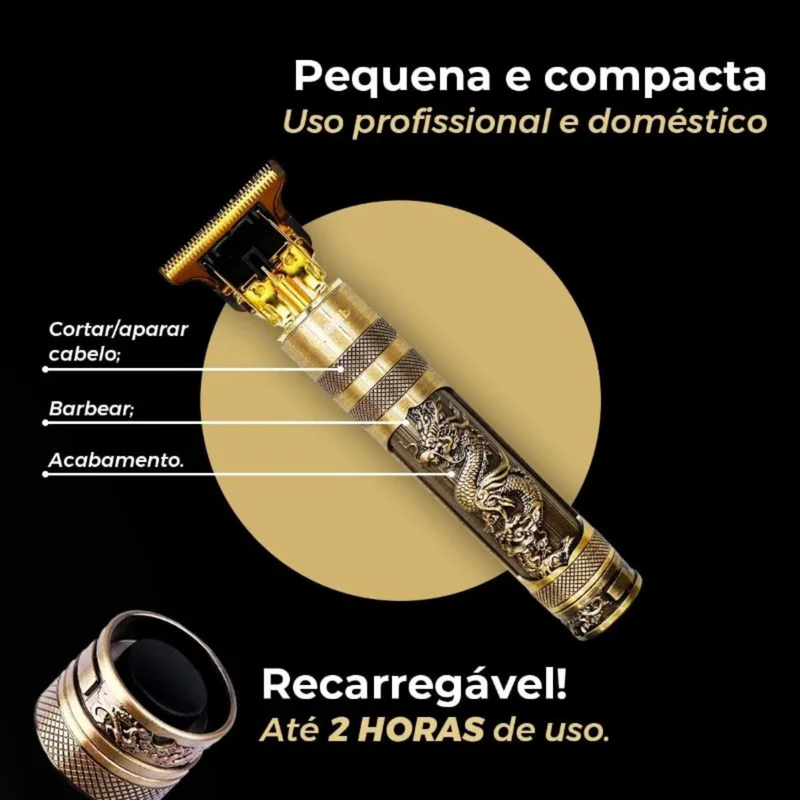 Máquina De Cortar Cabelo ou aparar Barba Masculina  Elétrico Profissional.